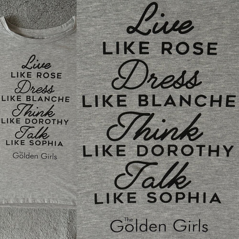 The Golden Girls Quote T-Shirt - XL 60% Cotton 40% Polyester